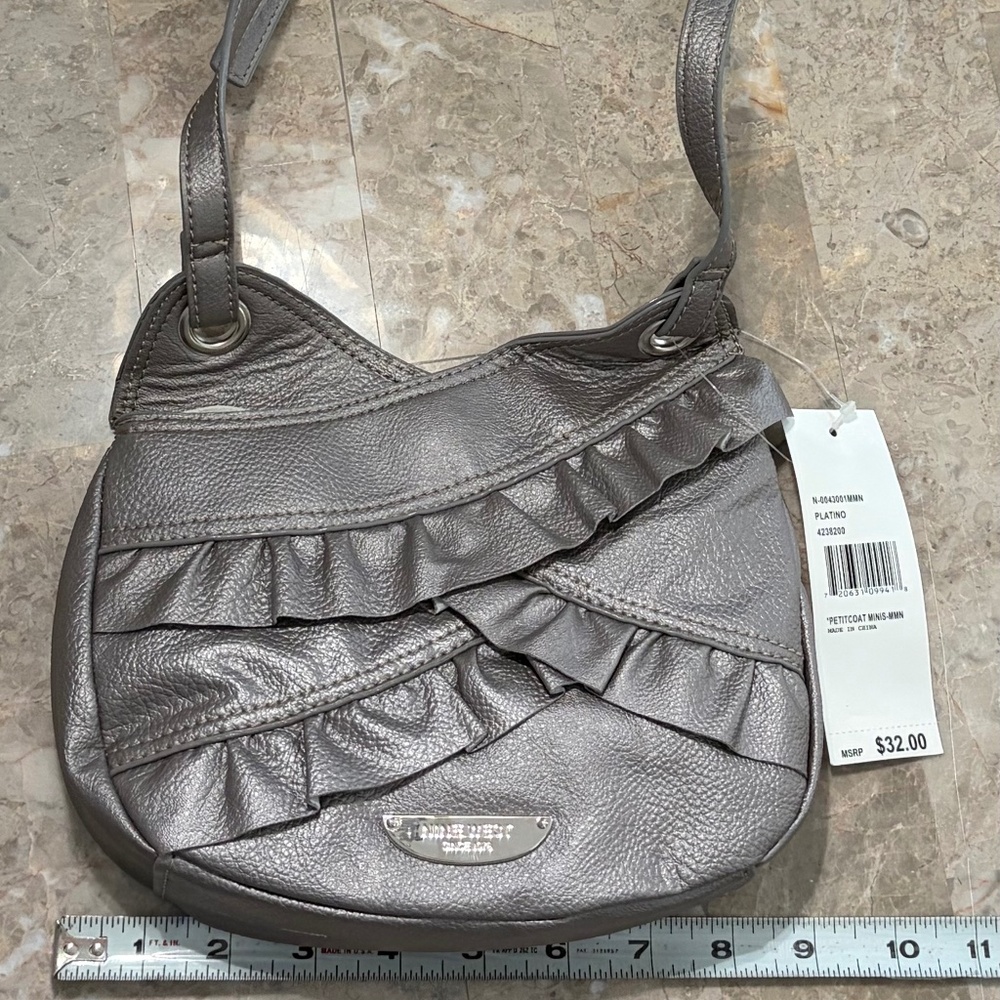 Nine West Silver Crossbody NEW